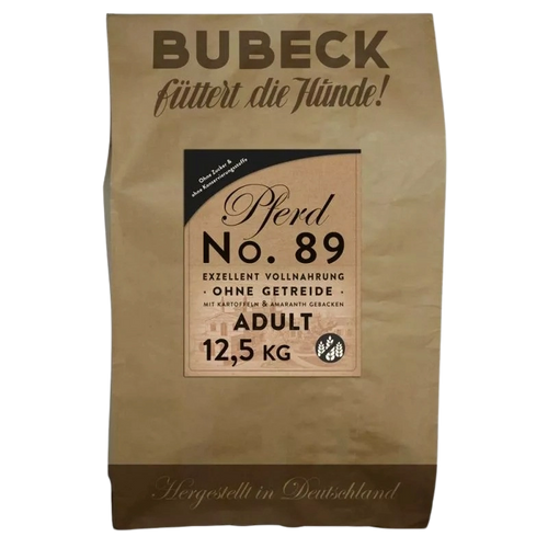 Bubeck No. 89 Hest – stenovnsbagt monoprotein hundefoder med hest