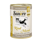 Sanoro Menü Classic Okse – komplet menü med okse og bio-grøntsager