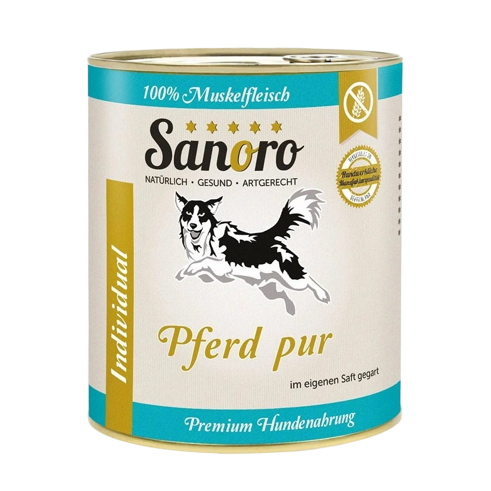 Sanoro Hest Pur – 100 % rent muskelkød fra hest, monoprotein