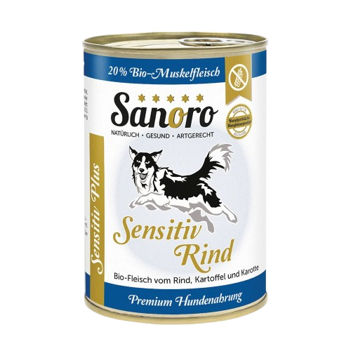 Sanoro Sensitiv PLUS Okse med bio-kartoffel – purinfattigt og fosforfattigt